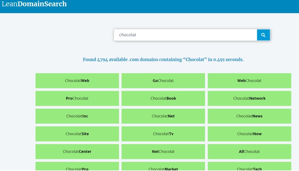Lean Domain Search