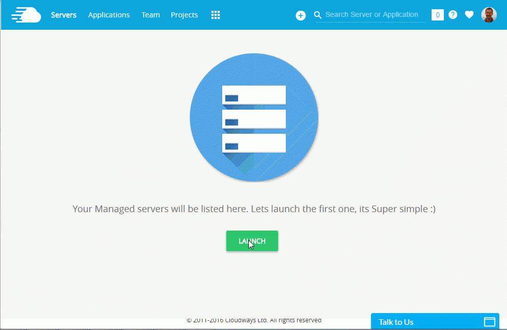 Installation serveur cloudways