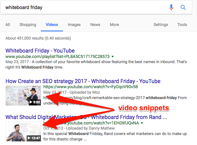 google-seo-video-snippets google-seo-video-snippets