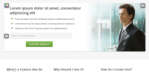 Feature box plugin Feature box plugin