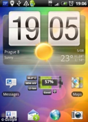 Google Android version 2.2 Google Android version 2.2
