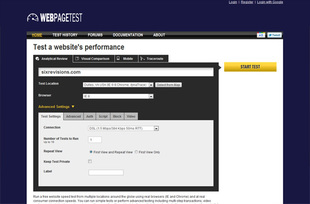 webpagetest vitesse de site web webpagetest vitesse de site web