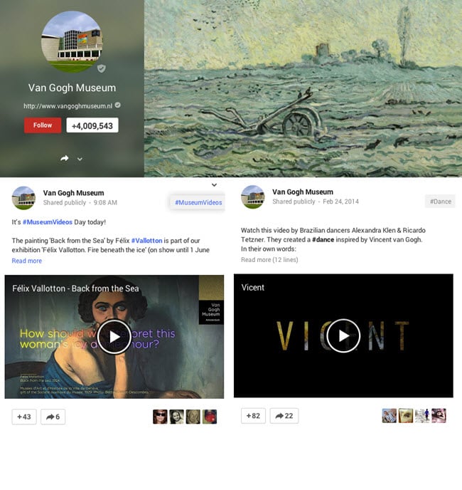google plus vangogh google plus vangogh