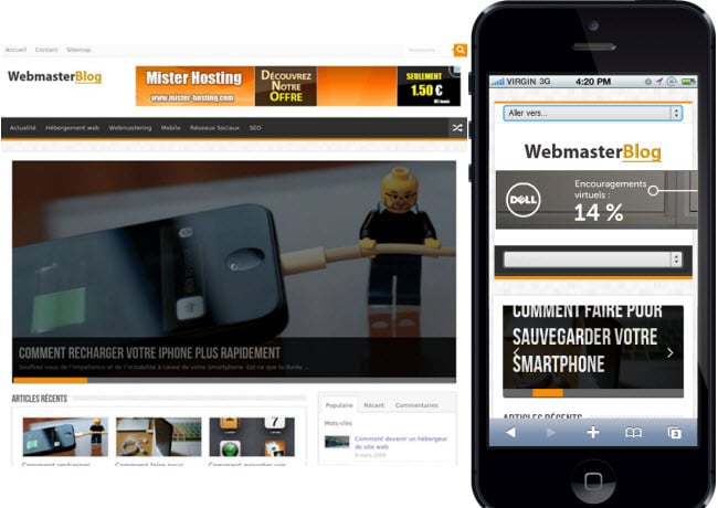 site pc vs site sur mobile site pc vs site sur mobile