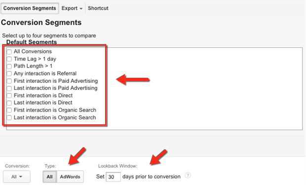 Segments conversion Google analytique Segments conversion Google analytique