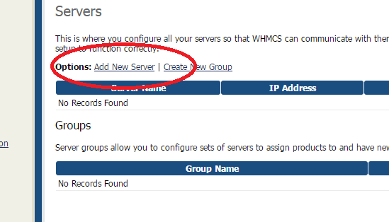 Ajouter un nouveau serveur dans WHMCS Ajouter un nouveau serveur dans WHMCS