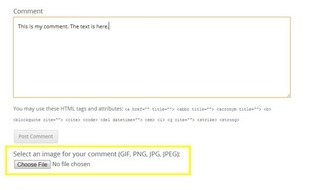 ajouter images dans commentaires wordpress ajouter images dans commentaires wordpress