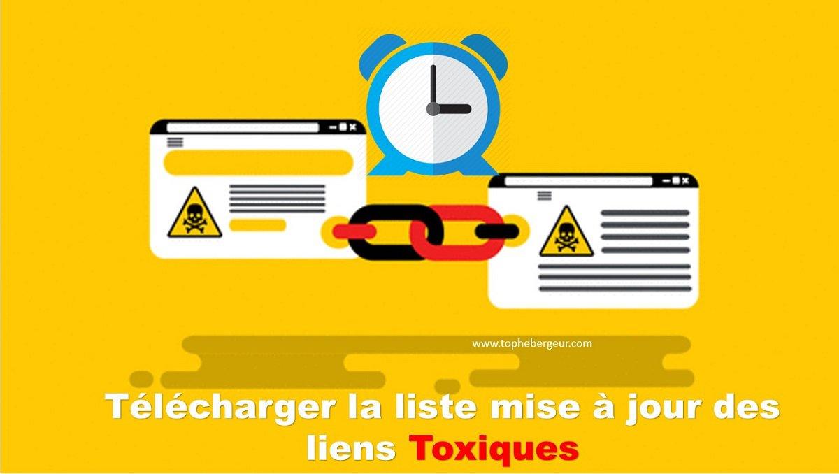 Télécharger la liste des sites web toxiques qui nuisent à votre SEO
