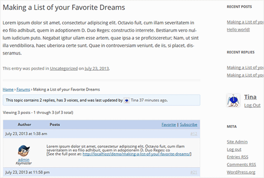 Comment Ajouter des commentaire bbpress aux articles wp Ajouter des commentaire bbpress aux articles wp