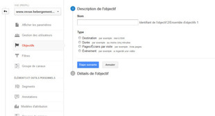 Objectif dans Google Analytique Objectif dans Google Analytique