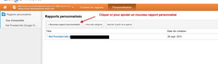 Rapports personnalisé dans Google Analytique Rapports personnalisé dans Google Analytique