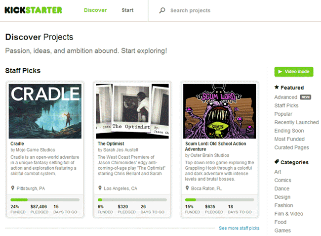 kickstarter kickstarter