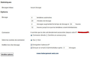 configuration limiter le nombre de tentative de connexion wordpress configuration limiter le nombre de tentative de connexion wordpress