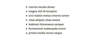 liste à puces wordpress carrée liste à puces wordpress carrée