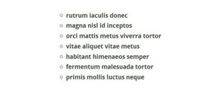 liste à puces wordpress cercles vides liste à puces wordpress cercles vides