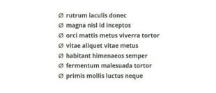 liste à puces wordpress avec caractère unicode liste à puces wordpress avec caractère unicode