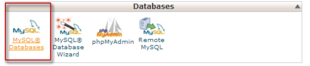 création base de donées dans cpanel création base de donées dans cpanel