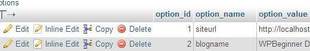 editer et changer SITEURL Wordpress editer et changer SITEURL Wordpress