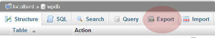 exporter base de données mysql wordpress utilisant phpmyadmin exporter base de données mysql wordpress utilisant phpmyadmin