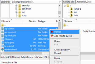 transfer wordpress de pc au serveur en ligne transfer wordpress de pc au serveur en ligne