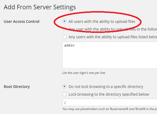 Uploader des fichiers depuis paramètres permettre aux utilisateurs d'uploader des fichiers dans wordpress