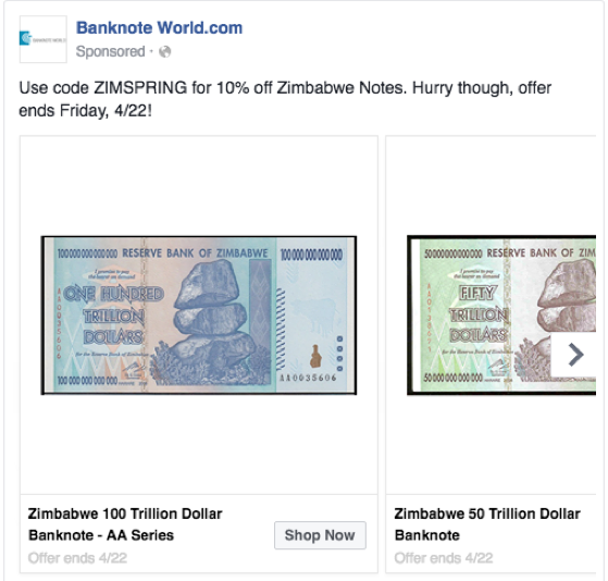 PublicitéMonnaie Zimbabwe Facebook-2 PublicitéMonnaie Zimbabwe Facebook -2