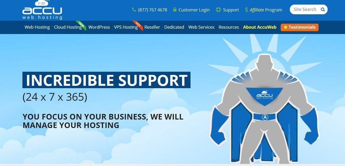 AccuWebhosting Service client
