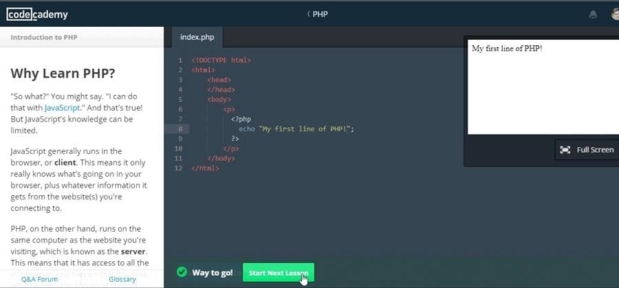Drupal est construit avec PHP