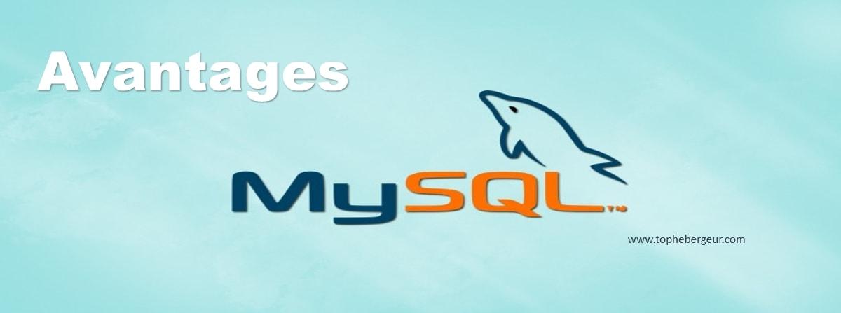 Avantages base de données MySQL