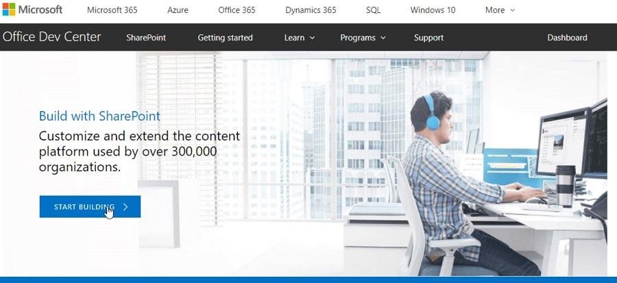 Création de site web avec SharePoint
