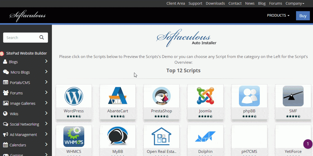 INstallation Drupal en un click