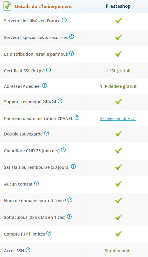 Hébergement prestashop avec Ex2.com Hébergement prestashop avec Ex2.com