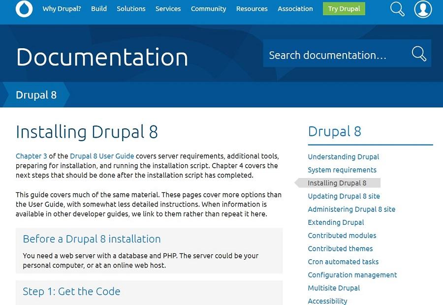 Installation Drupal