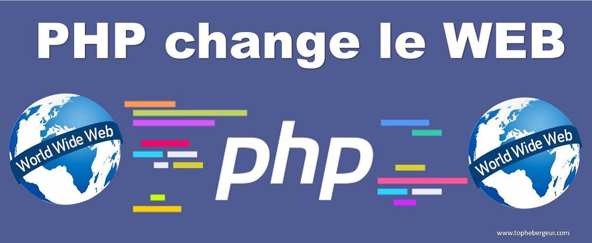 PHP a changé le WEB