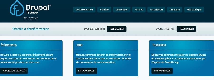 Téléchargez Drupal en Français