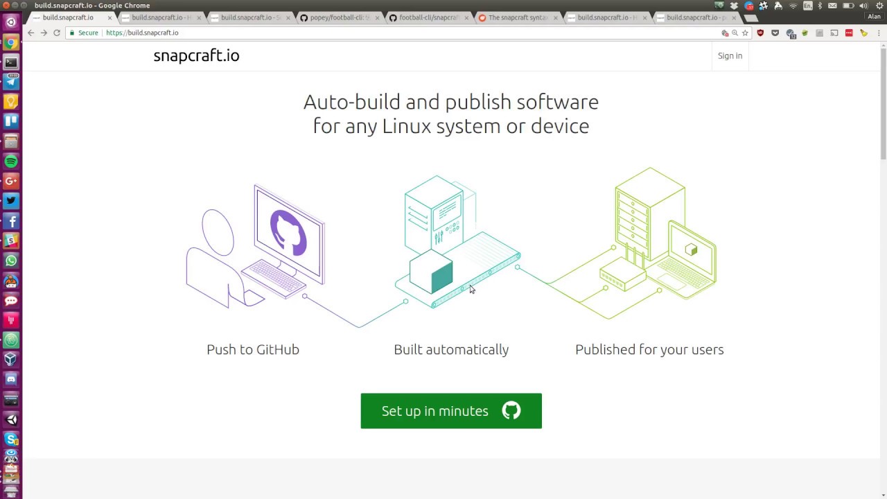 Auto-build and publish software for any Linux system or device