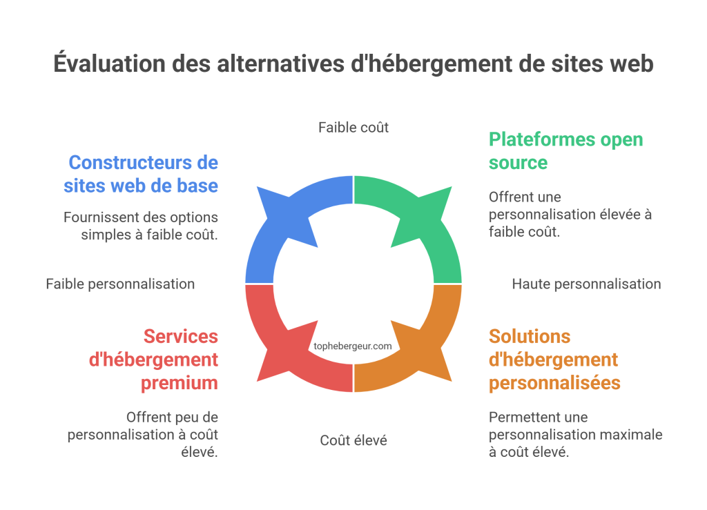 Évaluation des alternatives d'hébergement chez Orange Perso