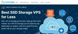 VPS de stockage fichiers chez Contabo