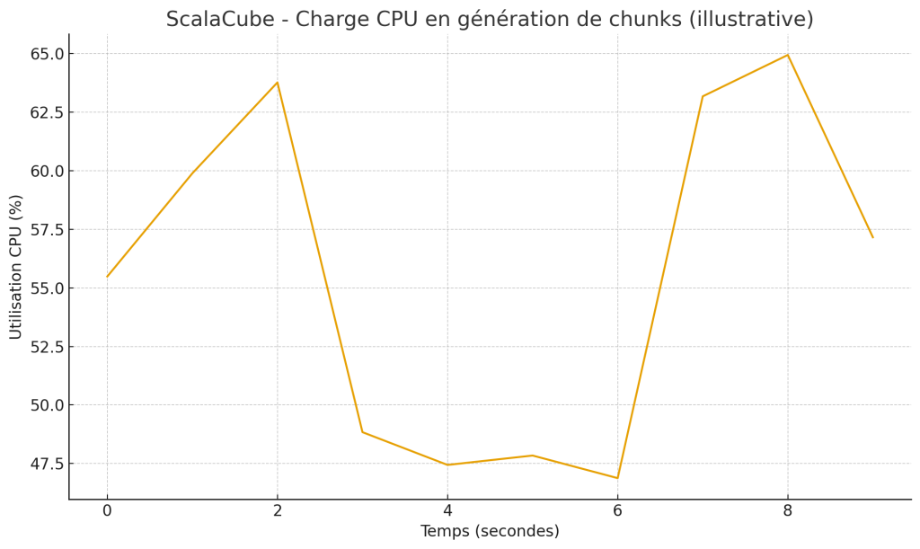 ScalaCube - Charge CPU minecraft