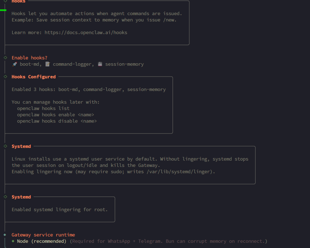 Hooks (automatisations)