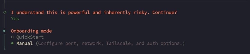 Mode de configuration Openclaw